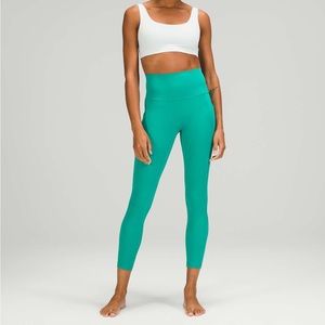 Lululemon Align High-Rise Pant with Pockets 25” Maldives Green Size 20